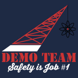 ADND 2 Logos and Flag Sleeve - Core Blend Pocket Tee Design