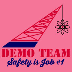 ADND 2 Logos and Flag Sleeve - Ladies Long Sleeve Fan Favorite V Neck Tee Design