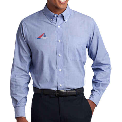 ADND - Tall Crosshatch Easy Care Shirt Thumbnail