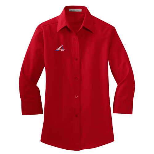 ADND - Ladies 3/4 Sleeve Easy Care Shirt Thumbnail