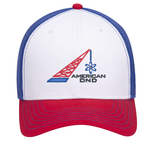 ADND - OTTO CAP 6 Panel Low Profile Mesh Back Trucker Hat Thumbnail