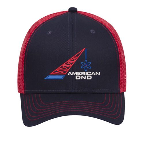 ADND - OTTO CAP 6 Panel Low Profile Mesh Back Trucker Hat Thumbnail