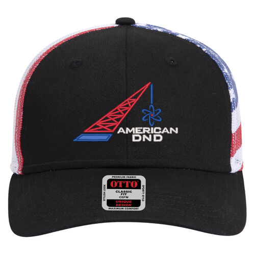 ADND - OTTO CAP 6 Panel Low Profile Mesh Back Trucker Hat Thumbnail