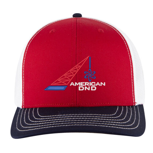 ADND - OTTO Cap 6 Panel Mid Profile Mesh Back Trucker Hat Thumbnail
