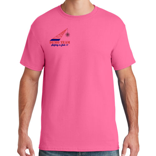 ADND 2 Logos and Flag Sleeve - Dri Power ® 50/50 Cotton/Poly T Shirt Thumbnail