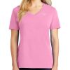 Ladies 5.4 oz 100% Cotton V Neck T Shirt Thumbnail