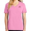 Ladies 5.4 oz 100% Cotton V Neck T Shirt Thumbnail
