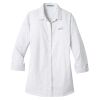 Ladies 3/4 Sleeve Micro Tattersall Easy Care Shirt Thumbnail